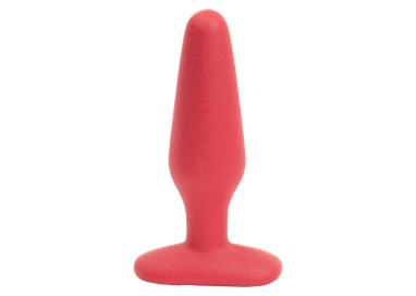 Plug Anale Classico - Butt Plug Non Skid Slim M Red - Doc Johnson