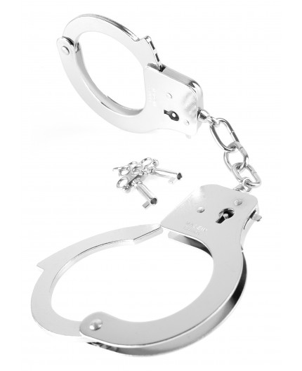 sexy shop online i trasgressivi Manette In Metallo - Designer Metal Handcuffs Silver - Pipedream