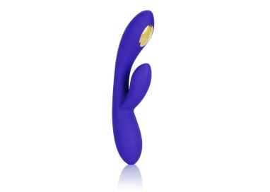 Vibratore Rabbit - Estim Dual Wand Blue - California Exotics Vibratore Rabbit - Estim Dual Wand Blue - California Exotics