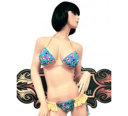 Sexy Shop Online I Trasgressivi - Bikini Transgender - Bikini Stampa Animali e Frange - Ivete Pessoa