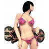 Sexy Shop Online I Trasgressivi - Bikini Transgender - Bikini Rosa con Stampa Sirena - Ivete Pessoa