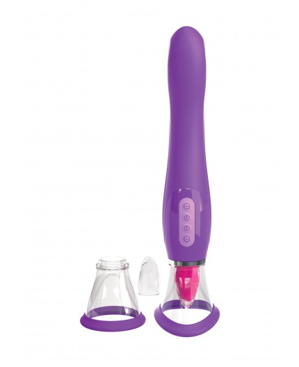 Sexy Shop Online I Trasgressivi - Vibratore Design - Stimolatore Her Ultimate Pleasure Purple - Pipedream