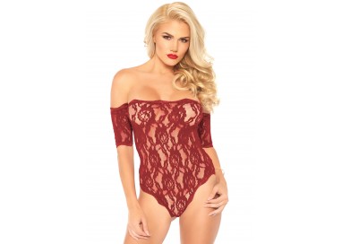 Sexy Lingerie - Lace Teddy And Bottom Red - Leg Avenue Sexy Lingerie - Lace Teddy And Bottom Red - Leg Avenue