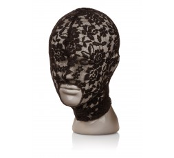 sexy shop online i trasgressivi Maschera BDSM - Scandal Lace Hood Black - California Exotics