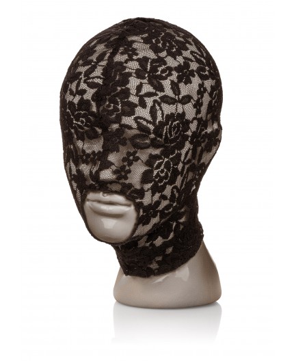 sexy shop online i trasgressivi Maschera BDSM - Scandal Lace Hood Black - California Exotics