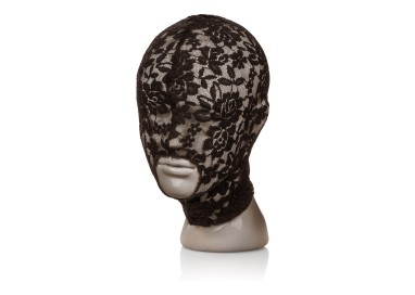 Maschera BDSM - Scandal Lace Hood Black - California Exotics