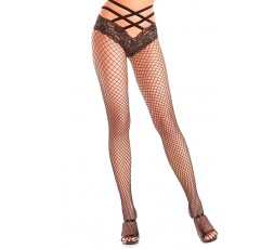 Sexy Shop Online I Trasgressivi - Calze & Collant - Collant Fishnet Pantyhose With Strap Panty - Be Wicked