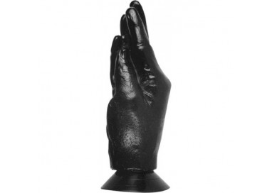 Mano Per Fisting - Mano Nera con Ventosa - All Black