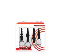 Sexy Shop Online I Trasgressivi - Kit e Set - Back Up Butt Plug Kit Black - NMC