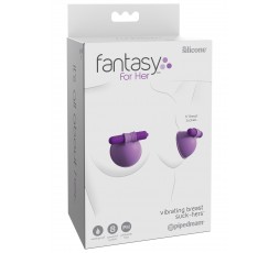 Sexy Shop Online I Trasgressivi Pompe Vibranti Per Capezzoli - Fantasy For Her Vibrating Breast Suck Hers - Pipedream