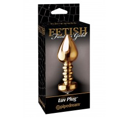 Sexy Shop Online I Trasgressivi - Plug Anale In Metallo - Luv Plug Gold - Pipedream