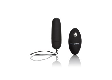 Ovulo Vibrante Wireless - Silicone Remote Bullet Black - California Exotics