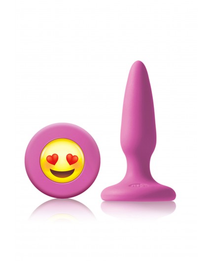 Sexy Shop Online I Trasgressivi - Plug Anale Classico - Mojis Plug ILY Pink - NS Novelties