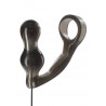 Sexy Shop Online I Trasgressivi - Stimolatore Prostatico Vibrante - Power Vibr. Plug & Penisring Grey - Toy Joy