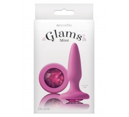 Sexy Shop Online I Trasgressivi - Plug Anale Classico - Glams Mini Rainbow Gem Pink - NS Novelties