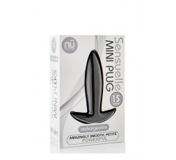 Sexy Shop Online I Trasgressivi - Plug Anale Vibrante - Mini Plug Black - Nu Sensuelle