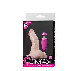 Sexy Shop Online I Trasgressivi - Fallo Realistico Dildo Vibrante - G Girl 6.5" Pvc Rechargeable Vibrator - NMC