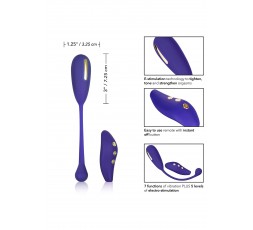Sexy Shop Online I Trasgressivi - Ovulo Vibrante Wireless - Estim Remote Kegel Exerciser Blue - California Exotics Novelties