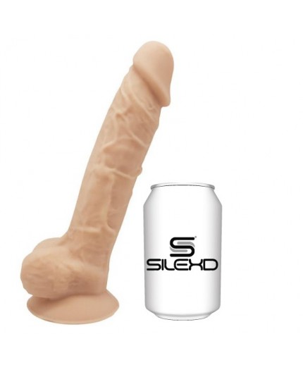 Sexy Shop Online I Trasgressivi - Fallo Realistico Dildo - Premium Silicone Dildo Flesh Mod.1 9'' - Silexd