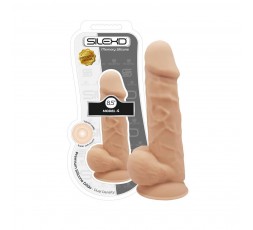 Sexy Shop Online I Trasgressivi - Fallo Realistico Dildo - Premium Silicone Dildo Flesh Mod.4 8,5'' - Silexd