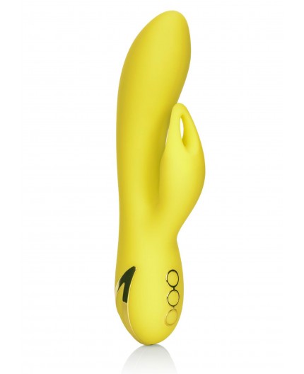 Sexy Shop Online I Trasgressivi - Vibratore Rabbit - Venice Vixen Yellow - California Exotic Novelties