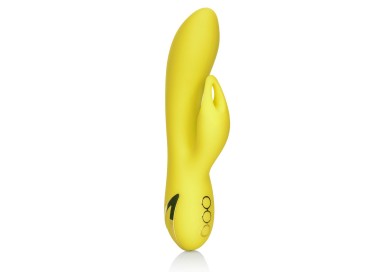 Vibratore Rabbit - Venice Vixen Yellow - California Exotic Novelties Vibratore Rabbit - Venice Vixen Yellow - California Exotic Novelties