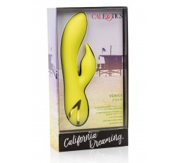 Sexy Shop Online I Trasgressivi - Vibratore Rabbit - Venice Vixen Yellow - California Exotic Novelties