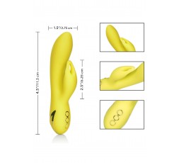 Sexy Shop Online I Trasgressivi - Vibratore Rabbit - Venice Vixen Yellow - California Exotic Novelties