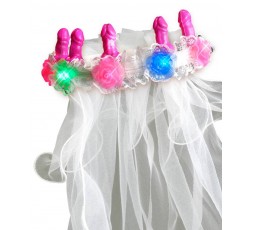 sexy shop online i trasgressivi Gadgets Scherzi - Velo Da Sposa Bachelorette Party Favors Light-Up - Pipedream