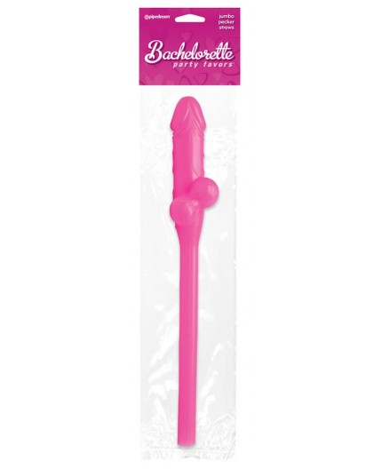 sexy shop online i trasgressivi Sexy Gadget Cannuccia - Jumbo Sucking Straws Pink 11" - Pipedream