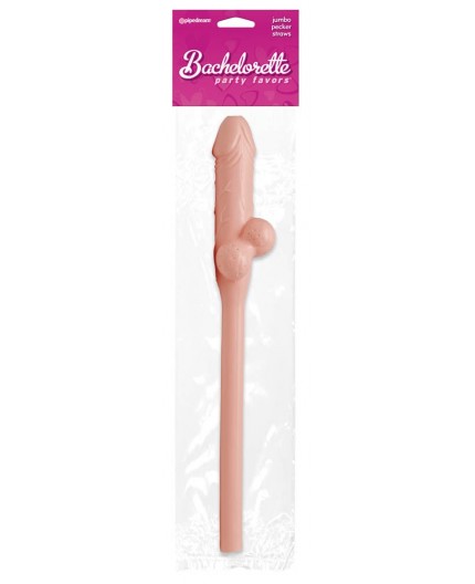 sexy shop online i trasgressivi Gadgets Scherzi - Cannuccia Jumbo Sucking Straws Skin 11" - Pipedream