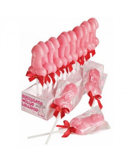 sexy shop online i trasgressivi Gadgets Scherzi - Lecca Lecca Love Succulent Willie Lollipop - Spencer E Fleetwood Ltd