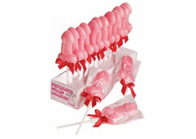 Gadgets Scherzi - Lecca Lecca Love Succulent Willie Lollipop - Spencer E Fleetwood Ltd