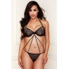 sexy shop online i trasgressivi Sexy Lingerie - Criss Cross Lace Teddy - Baci Lingerie