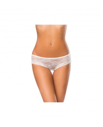 Sexy Shop Online I Trasgressivi - Sexy Lingerie - Slip Perizoma Bianco in Pizzo