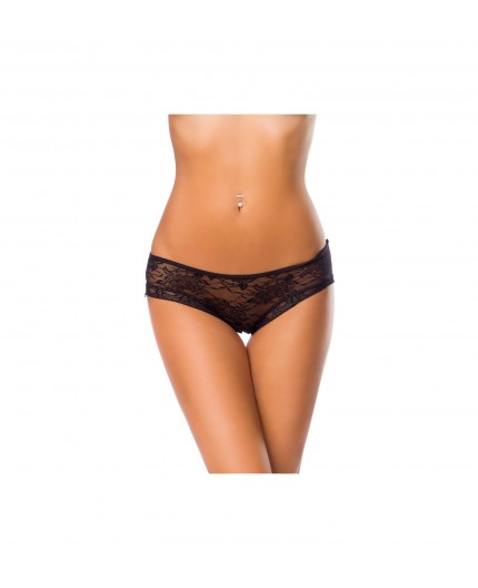 Sexy Shop Online I Trasgressivi - Sexy Lingerie - Slip Perizoma Nero in Pizzo