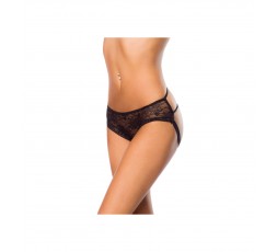 Sexy Shop Online I Trasgressivi - Sexy Lingerie - Slip Perizoma Nero in Pizzo