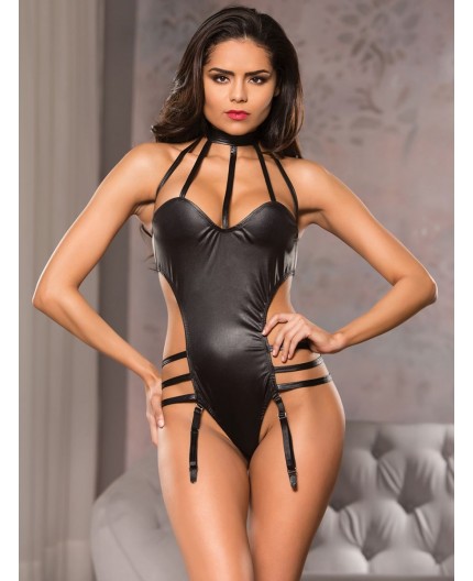Sexy Shop Online I Trasgressivi - Sexy Lingerie - Body Halter Neck Teddy Nero - Allure Sexy Shop Online I Trasgressivi - Sexy Lingerie - Body Halter Neck Teddy Nero - Allure