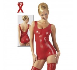 Sexy Shop Online I Trasgressivi - Abbigliamento In Latex - Body In Lattice Rosso - Latex