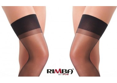 Calze & Collant - Calze Autoreggenti Nere Stockings Amorable - Rimba