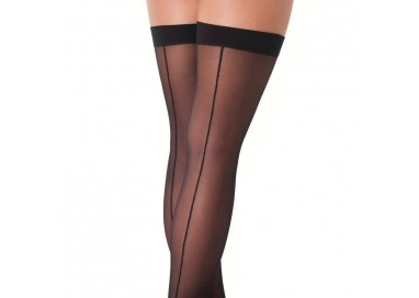 Calze & Collant - Calze Autoreggenti Nere Stockings With Seem Amorable - Rimba