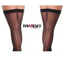 Sexy Shop Online I Trasgressivi - Calze & Collant - Calze Autoreggenti Nere Stockings With Seem Amorable - Rimba