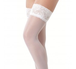 Sexy Shop Online I Trasgressivi - Calze & Collant - Calze Velate Autoreggenti Bianche Hold Up Stockings Amorable - Rimba