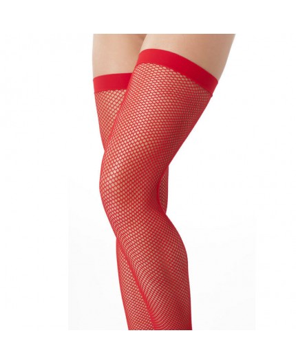 Sexy Shop Online I Trasgressivi - Sexy Lingerie - Calze a Rete Autoreggenti Rosse Stocking Amorable - Rimba
