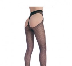 Sexy Shop Online I Trasgressivi - Calze & Collant - Collant Nere In Rete Fishnet Thong Back Pantyhose - Leg Avenue