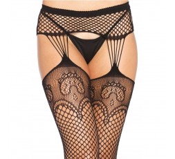 Sexy Shop Online I Trasgressivi - Calze & Collant - Net Garterbelt Stockings Black - Leg Avenue