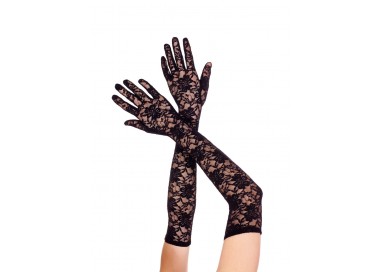 Guanti - Neri Pizzo Lunghi - Music Legs Guanti - Neri Pizzo Lunghi - Music Legs