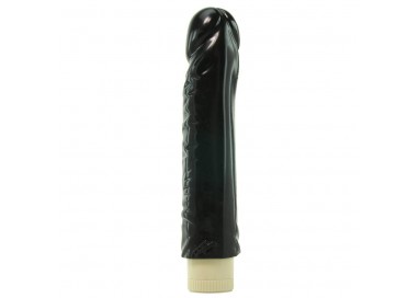 Fallo Realistico - Quivering Cock Multi-Speed Vibrating Dong 7 Inch Black - Doc Johnson