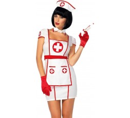 Sexy Shop Online I Trasgressivi - Carnevale Donna - Costume da Hospital Heartbreaking Infermiera - Leg Avenue