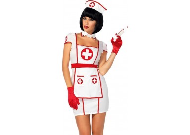 Carnevale Donna - Costume da Hospital Heartbreaking Infermiera - Leg Avenue